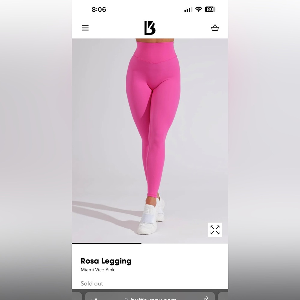 Buffbunny Rosa leggings